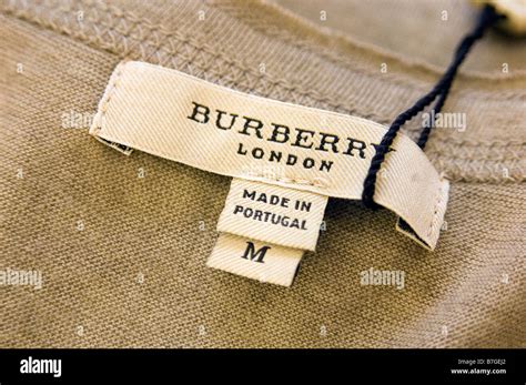 burberry shirt made in portugal|Logo Cotton T.